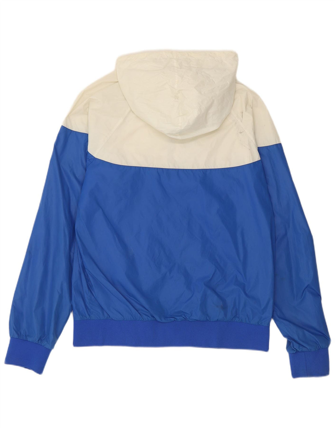 Jachetă de ploaie cu glugă Carhartt pentru femei UK 14 Medium Blue Colorblock Nylon