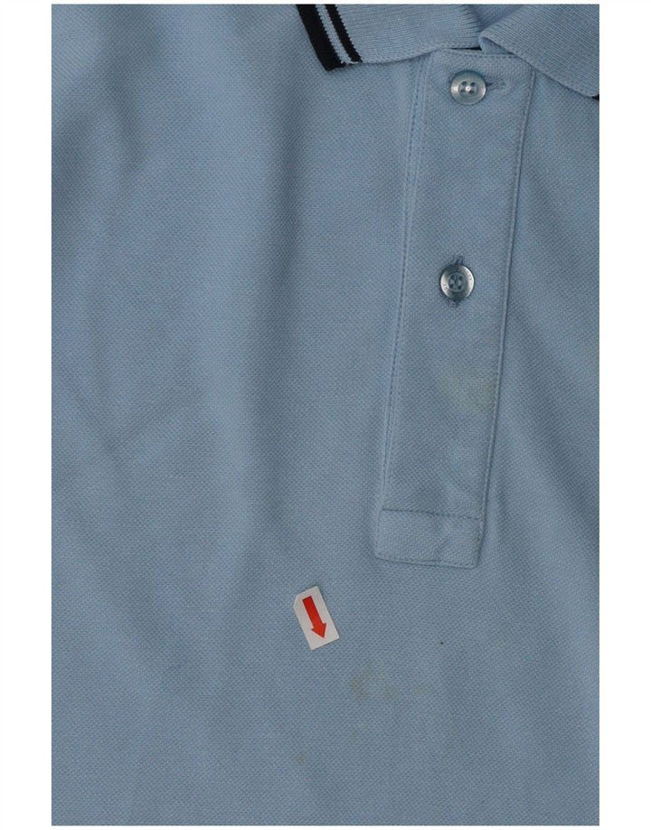 Tricou polo FRED PERRY pentru bărbați, bumbac albastru mediu