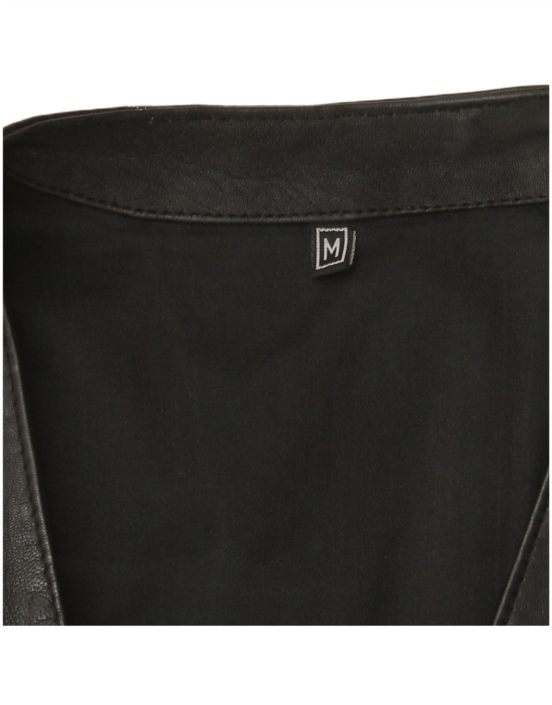 Vestă din piele pentru bărbați VINTAGE, neagră medie