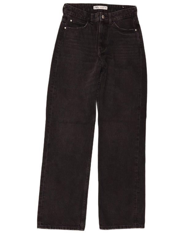 Blugi pentru femei cu talie înaltă Zara EU 36 XS W26 L32 Negri