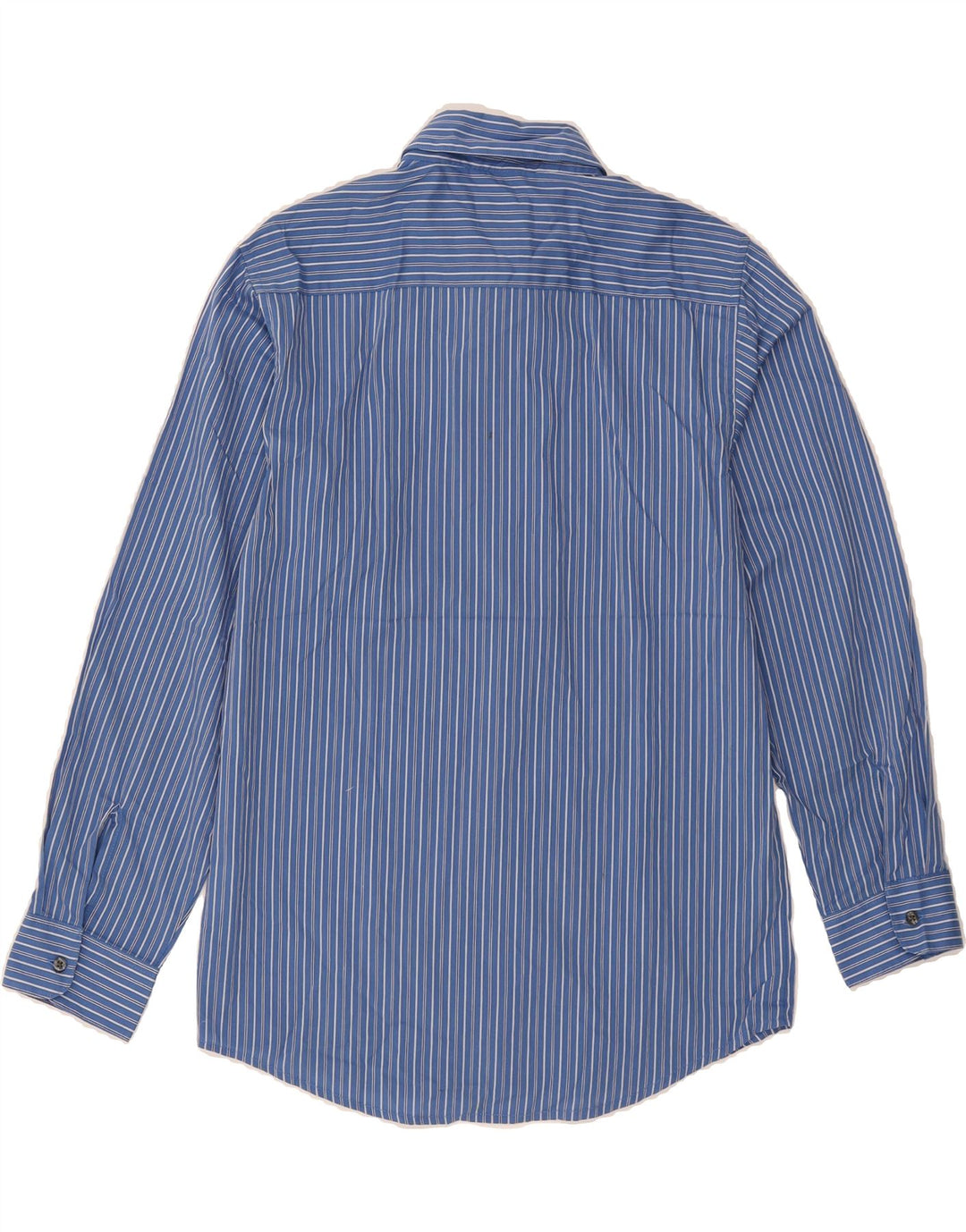 CHAPS Boys Shirt 14-15 Years Large Blue Pinstripe Cotton Vintage Chaps and Second-Hand Chaps from Messina Hembry 