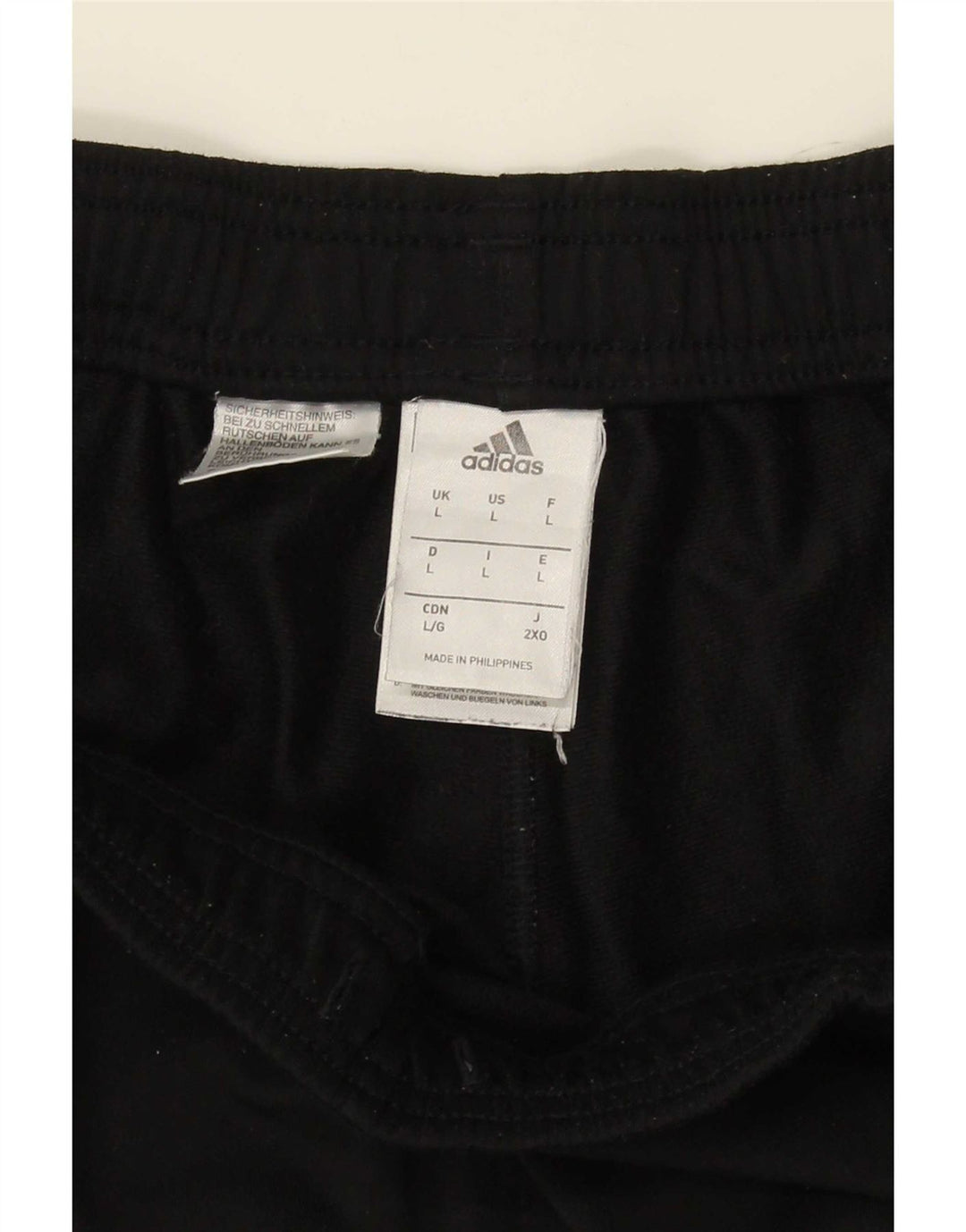 Pantaloni de trening Adidas pentru bărbați, mari, negru, poliester