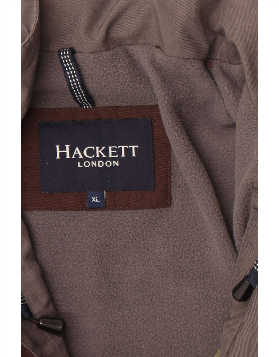 HACKETT Jachetă Windbreaker cu glugă pentru bărbați UK 42 XL, maro, nailon