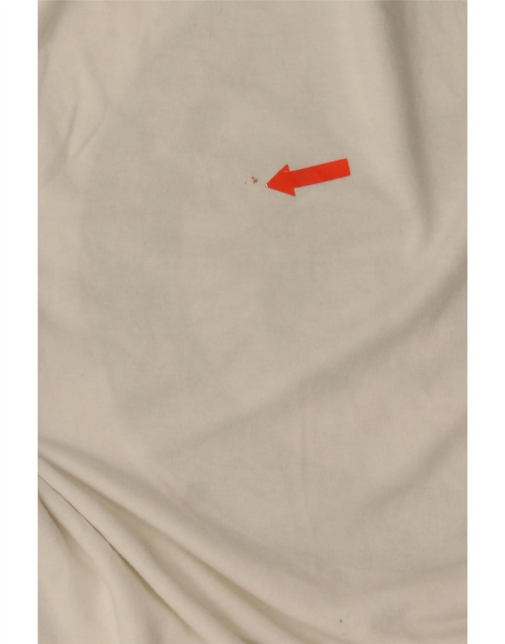 Tricou grafic Quiksilver pentru bărbați, cu croială regulată, top mediu alb