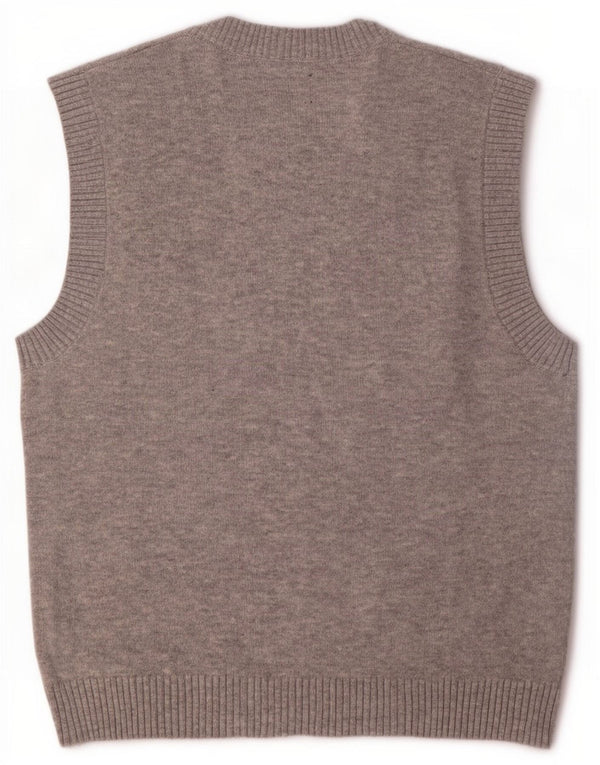 Gap Mens Vest Tank Top Poliester Gri mediu