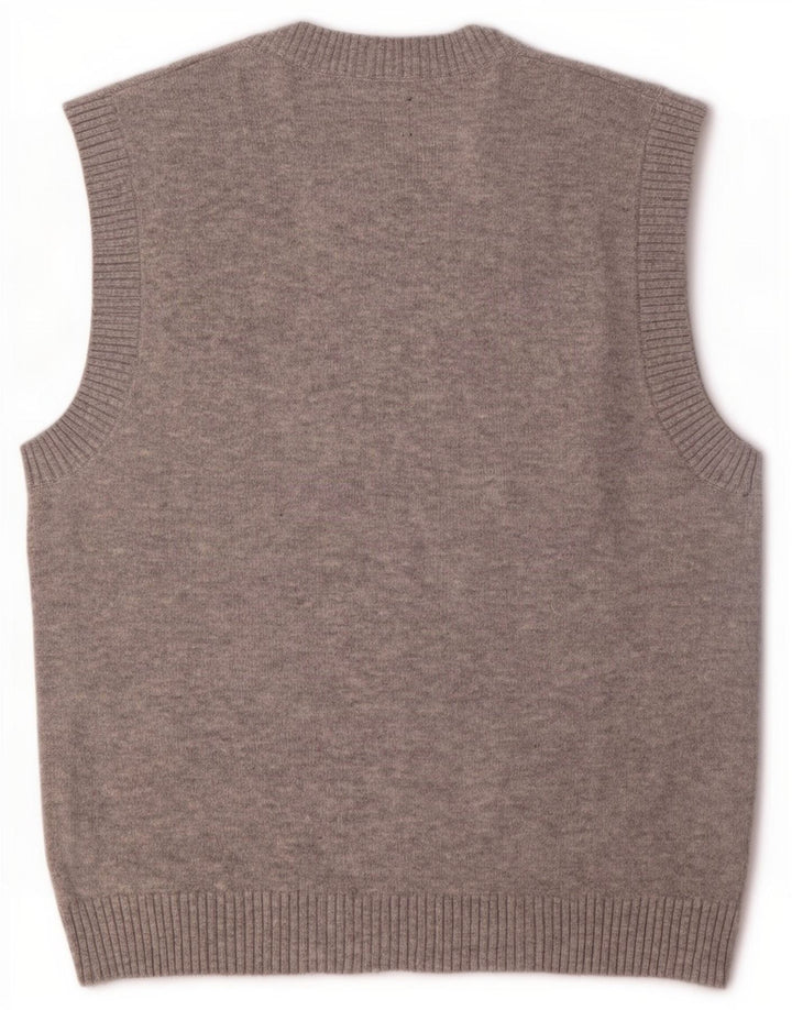 Gap Mens Vest Tank Top Poliester Gri mediu