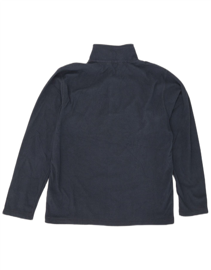 Pulover pentru bărbați THE NORTH FACE, din lână, cu fermoar și gât, poliester bleumarin mediu