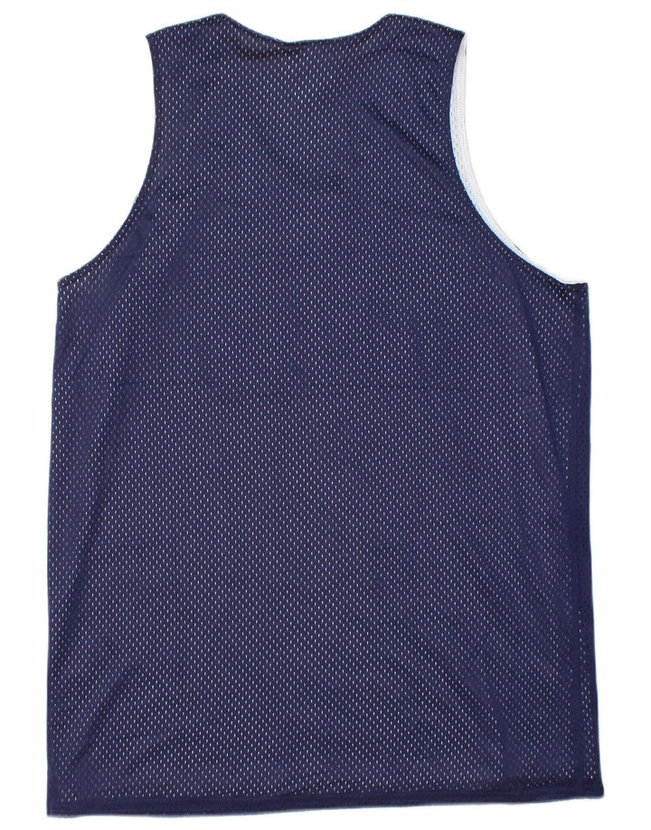 Top cu vestă grafică, NBA, cu formă lentă, pentru bărbați, UNDER ARMOUR, albastru bleumarin mediu