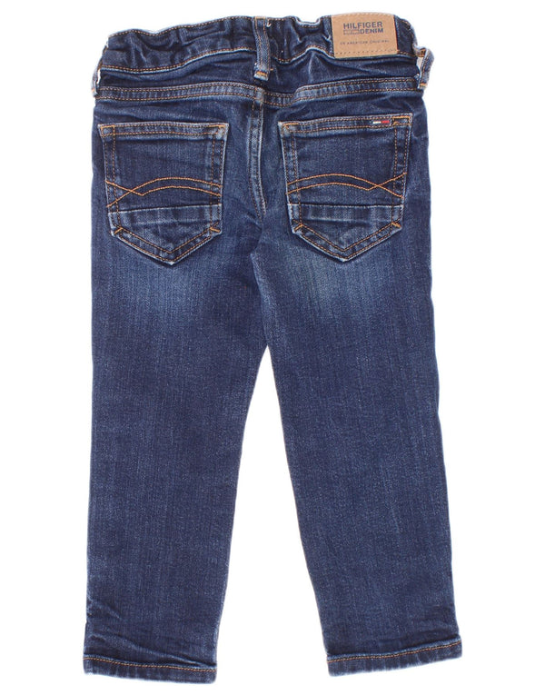 Blugi slim pentru baieti Tommy Hilfiger 2-3 ani W20 L15 Bumbac Albastru