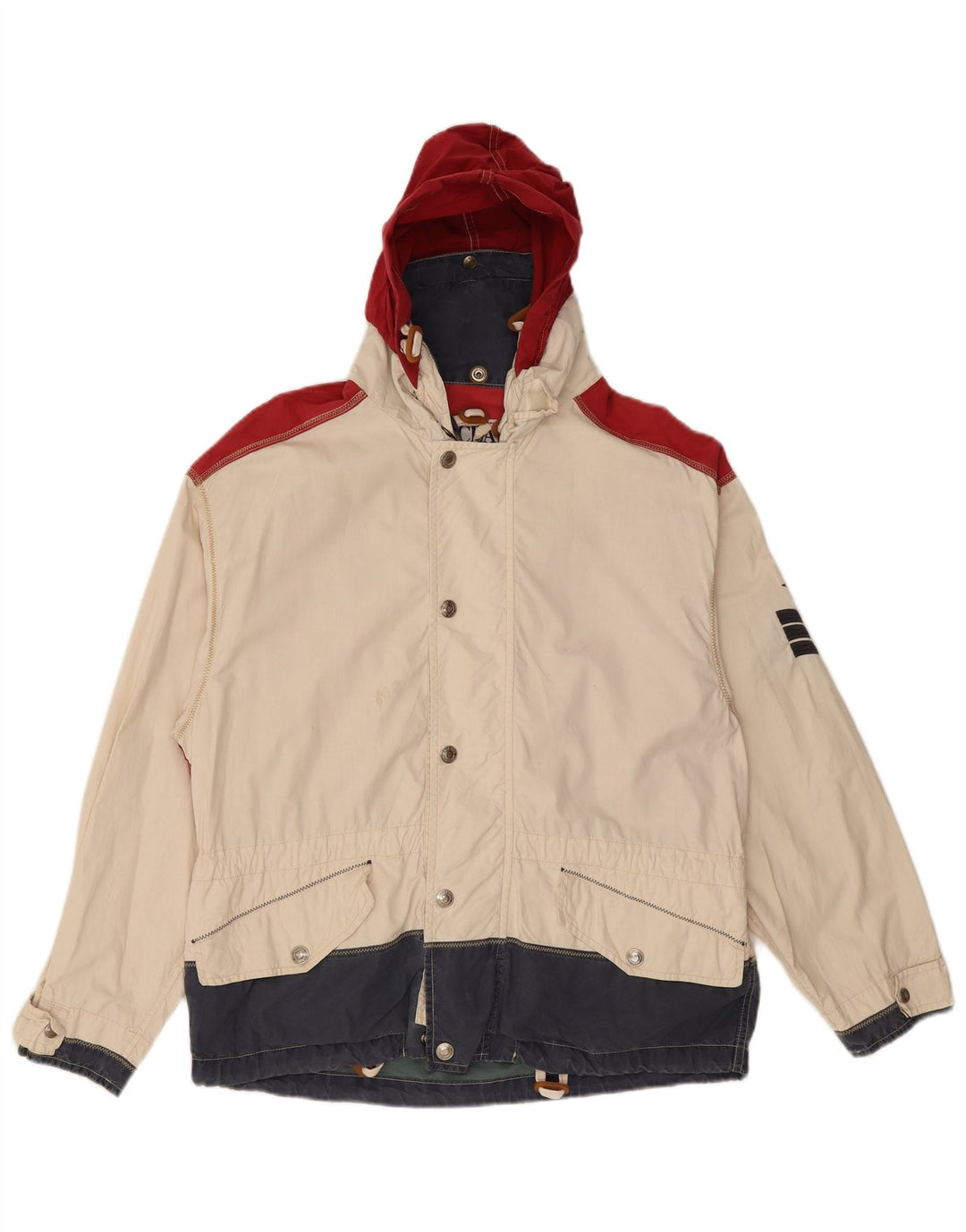 Jachetă Windbreaker pentru bărbați Ocean Star IT 46 Small White Colorblock Sintetic