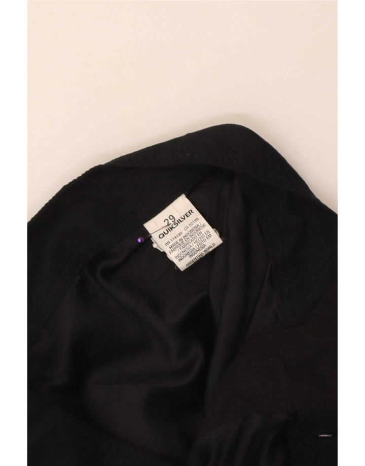 Pantaloni scurți de înot grafic Quiksilver pentru bărbați, poliester negru mic