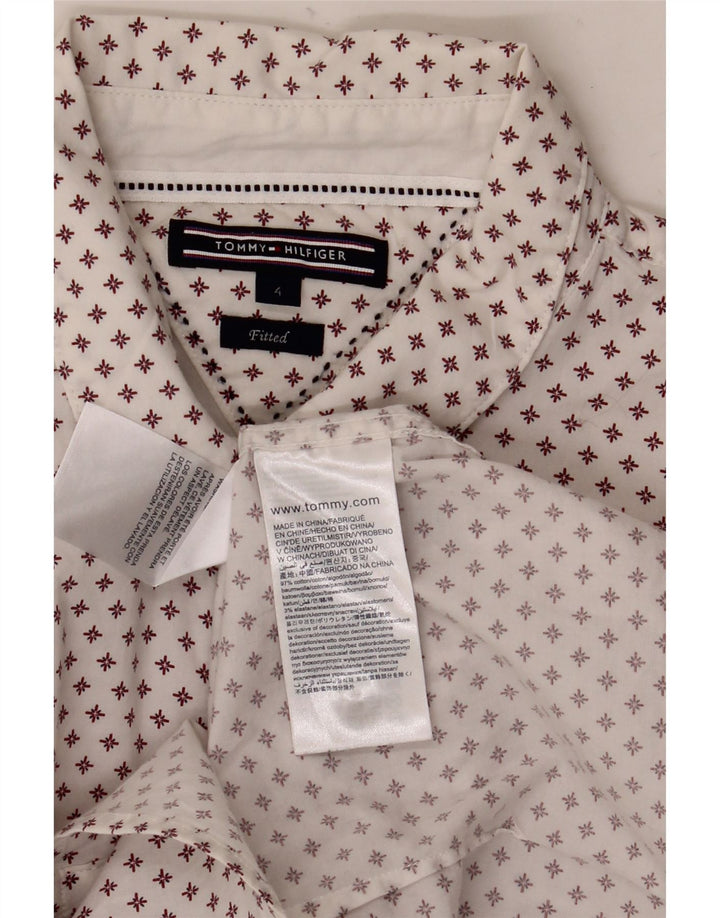 Cămașă pentru femei Tommy Hilfiger cu model abstract, 4 mici, bumbac alb