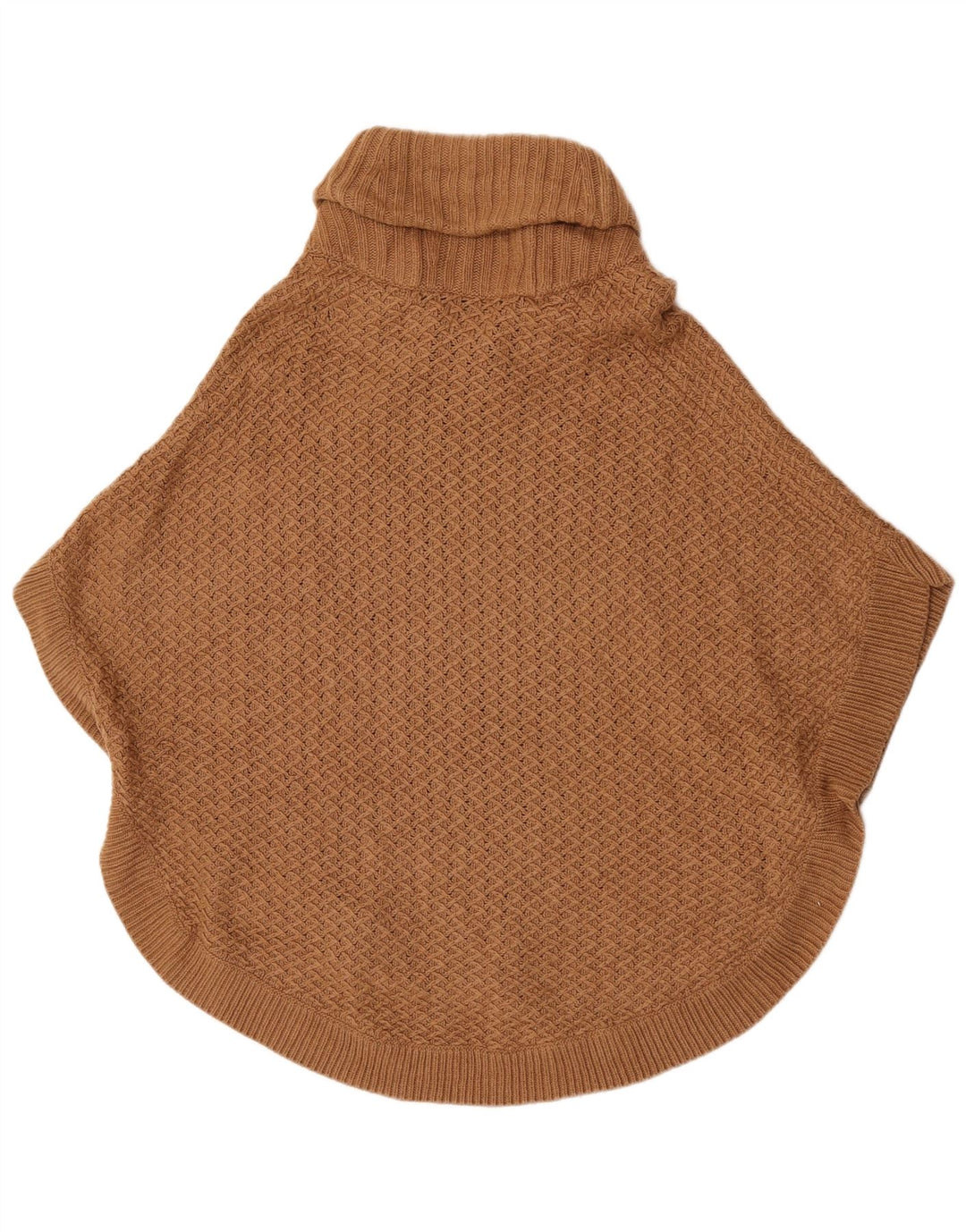Jumper Poncho Massimo Dutti pentru femei US 8 Medium Brown Lână