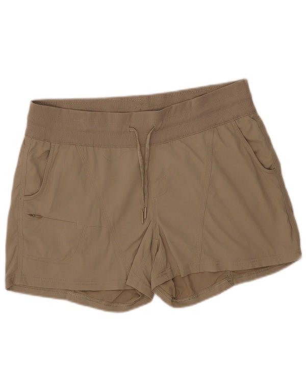 Pantaloni scurti sport The North Face pentru femei UK 16 Large Khaki Nylon