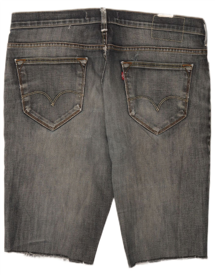 Pantaloni scurți Levi's 519 Slim Denim W38 XL bumbac gri