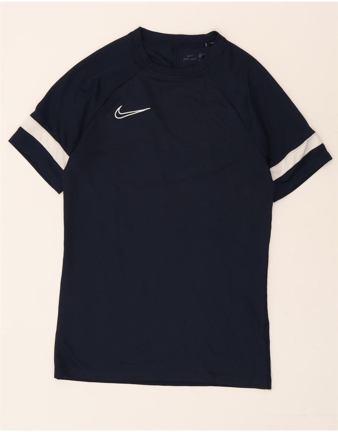 Tricou pentru bărbați Nike Dri Fit Top mic, albastru bleumarin, colorblock