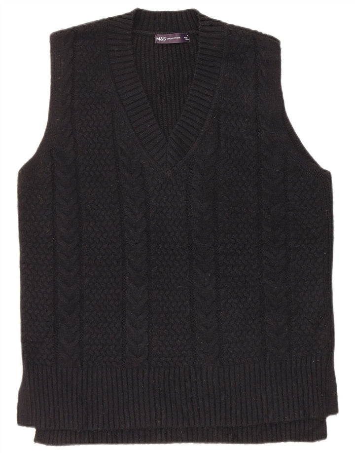 Marks & Spencer Vestă pentru bărbați Tank Top Poliester mediu negru