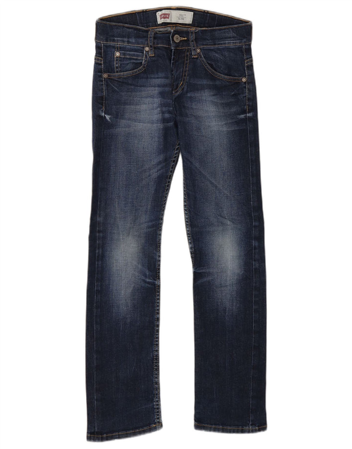Levi's Boys 511 Slim Jeans 9-10 ani W24 L26 Blue Bumbac