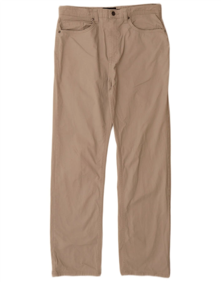 Marks & Spencer Pantaloni casual drepti pentru bărbați Blue Harbour W32 L31 gri