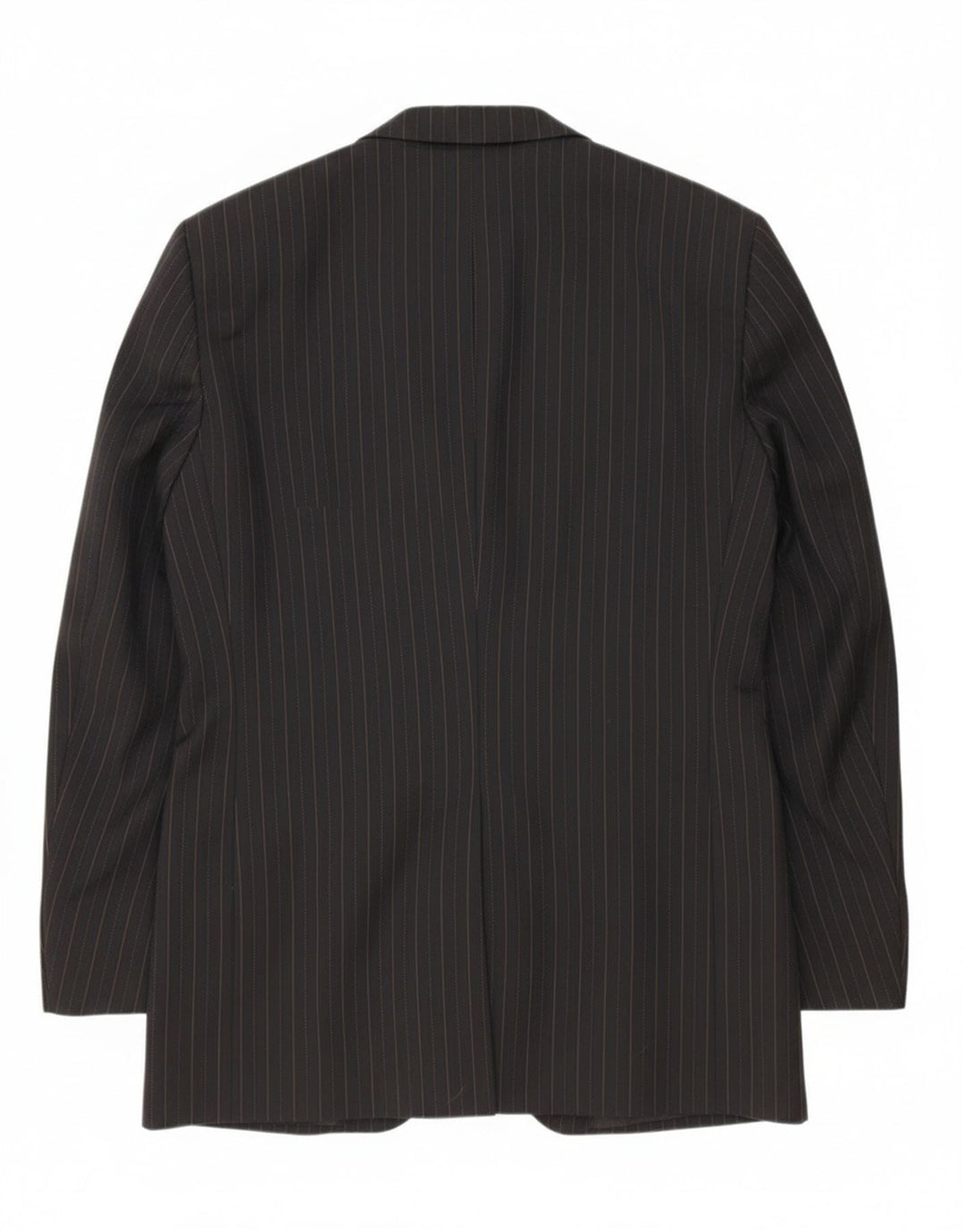 CARLO PIGNATELLI Mens 3 Button Blazer Jacket IT 50 Large Black Striped