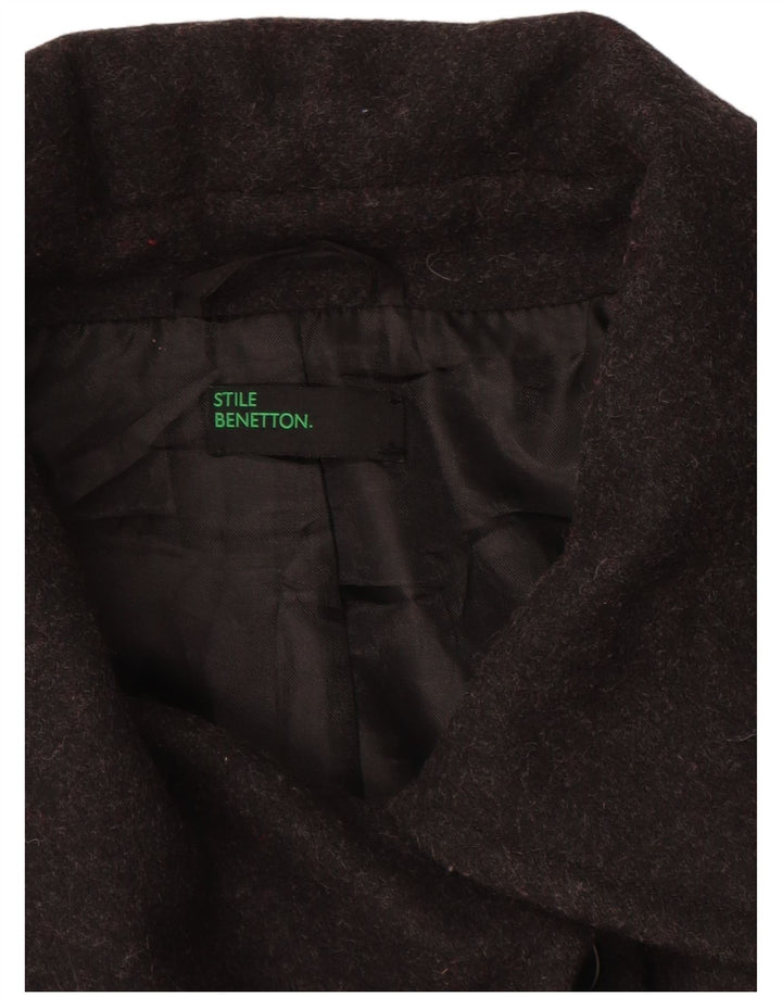 Palton pentru femei BENETTON IT 46 Lână mare gri