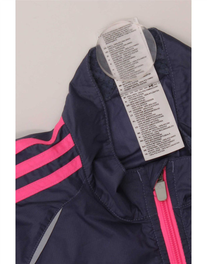 Jachetă de trening pentru femei Adidas UK 16, mare, albastru, nailon