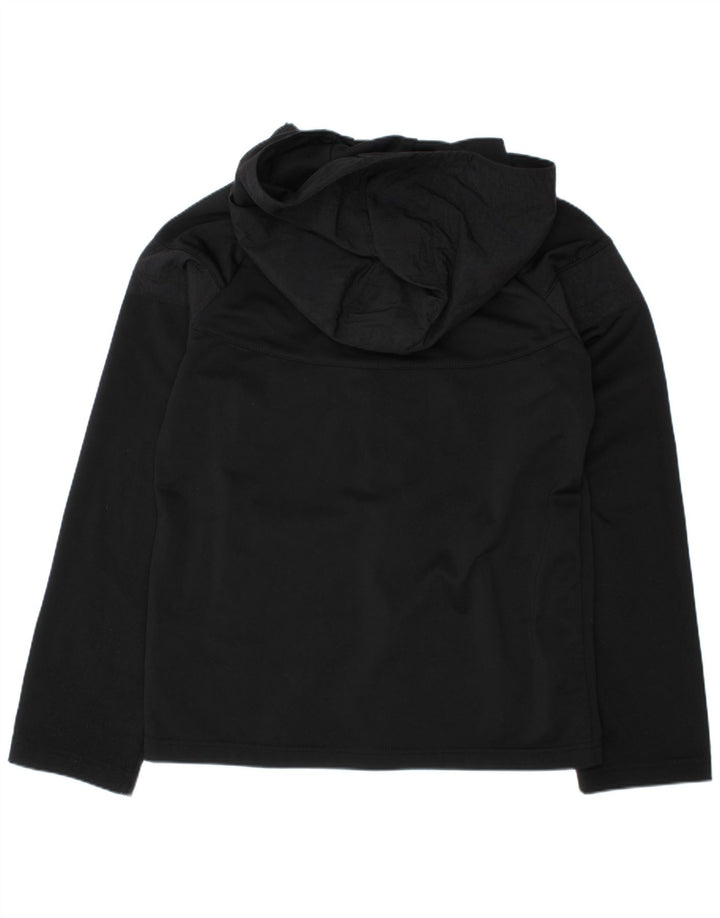 Pulover NIKE pentru fete, cu fermoar, 10-11 ani, poliester negru mediu