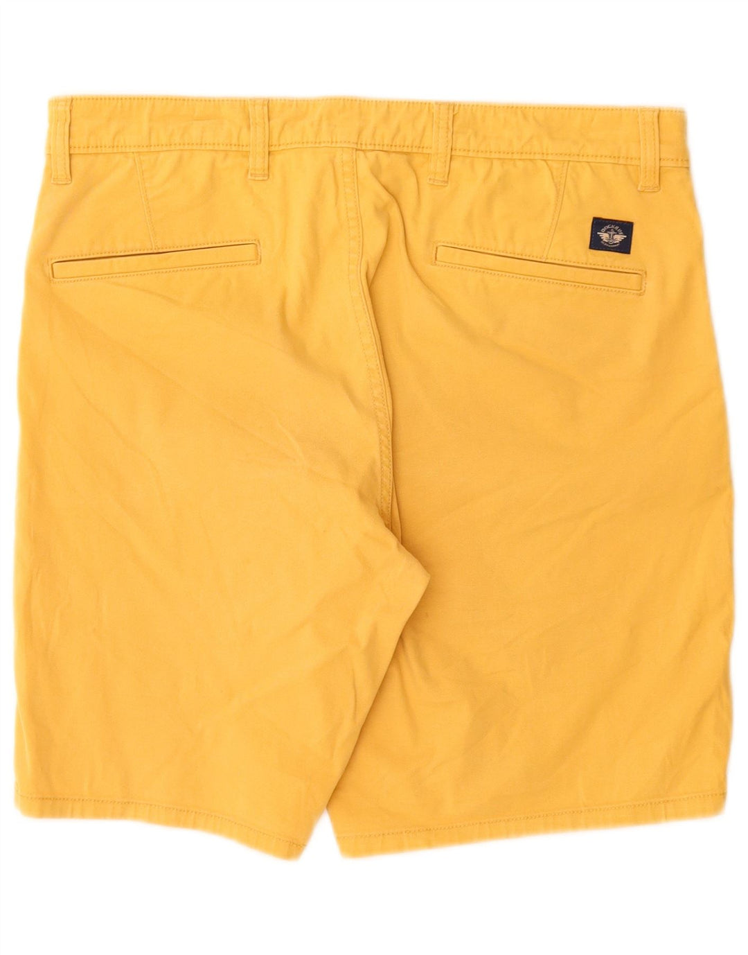 Pantaloni scurți chino Dockers pentru bărbați W31, bumbac galben mediu