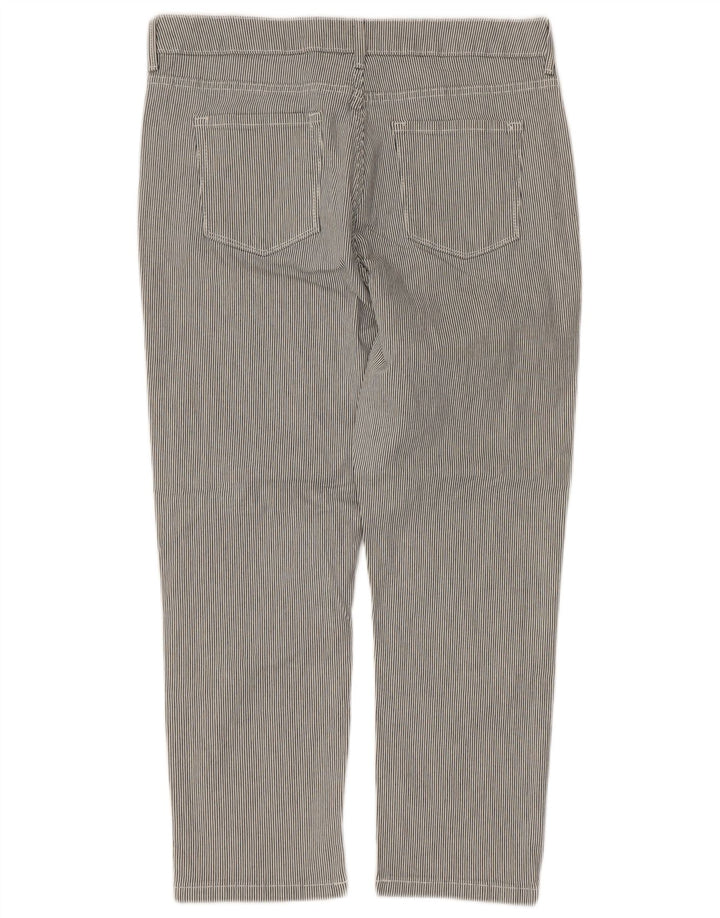 Pantaloni tăiați obișnuiți pentru femei Marks & Spencer UK 14 Large W32 L24 Gri