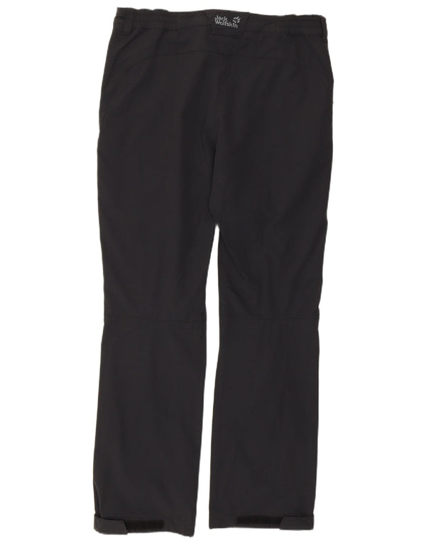 JACK WOLFSKIN Pantaloni cargo pentru drumeții pentru femei UK 14/16 Large W34 L30 Negru