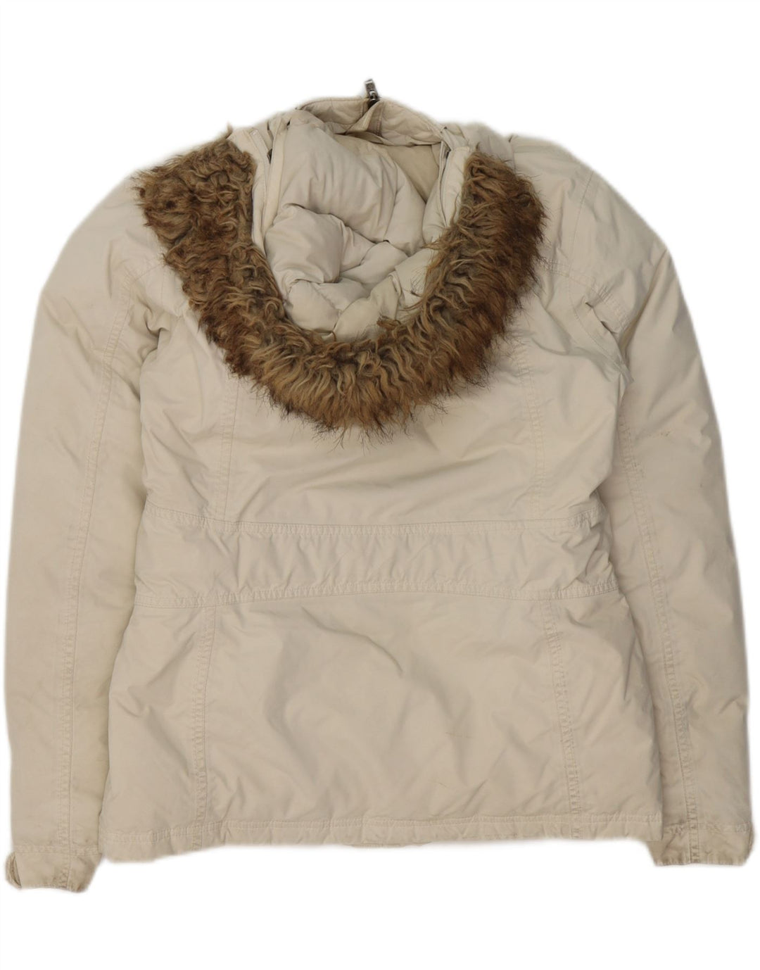 Jachetă căptușită cu glugă pentru femei THE NORTH FACE UK 14 Medium Off White