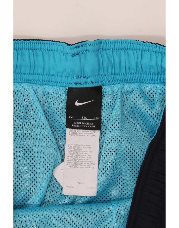Pantaloni scurți de înot Nike pentru bărbați 2XL, poliester bleumarin