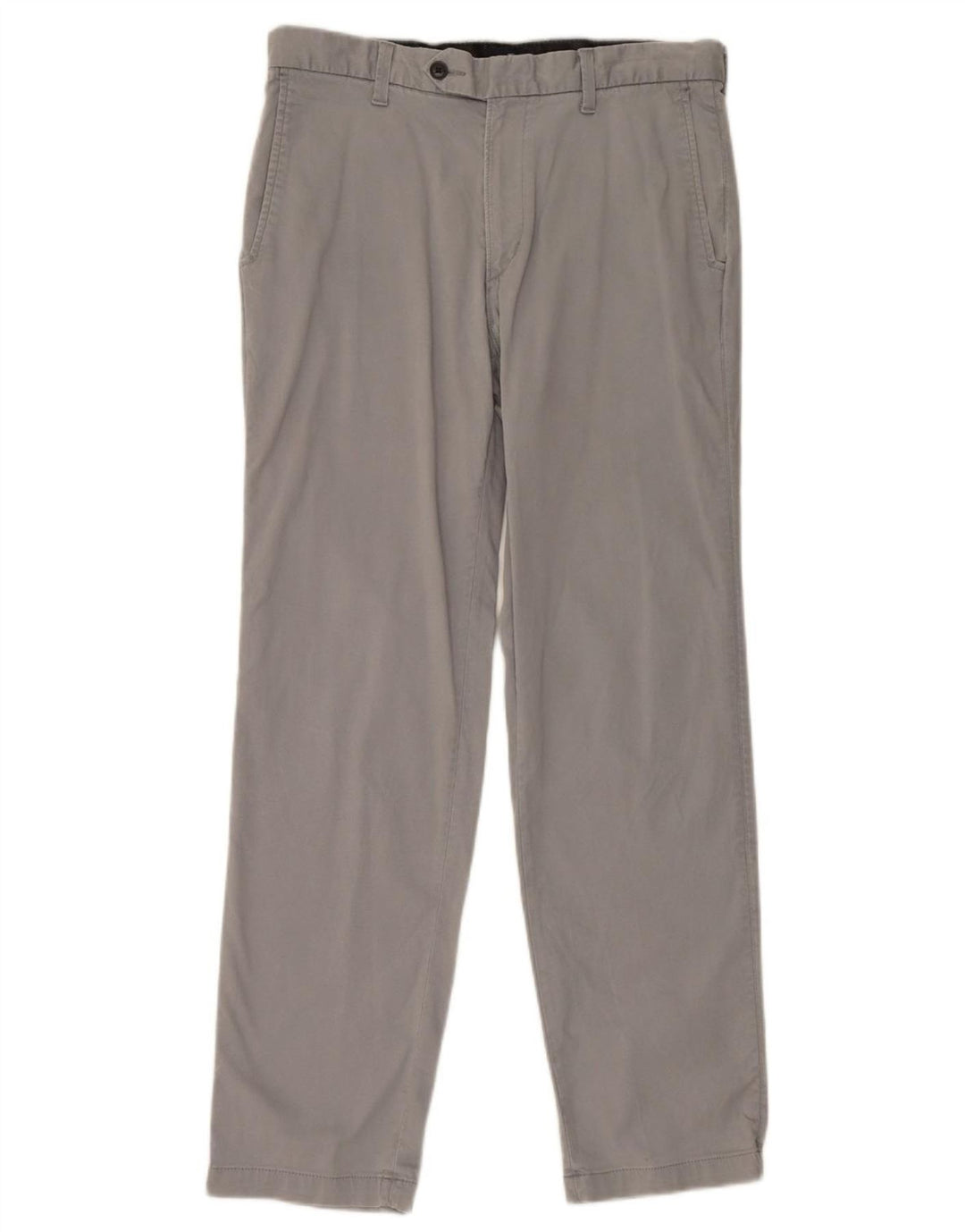 Marks & Spencer Pantaloni de costum drepți Blue Harbour pentru bărbați L34 L33 gri