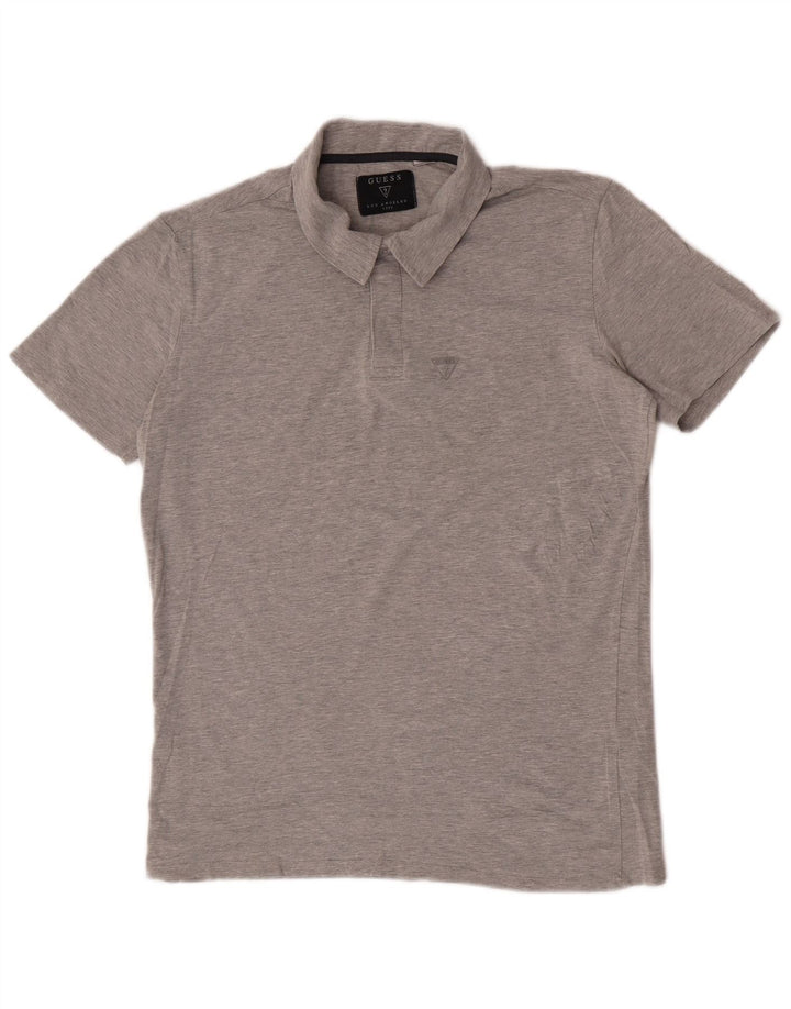 Tricou polo Guess pentru bărbați UK 42 mare bumbac gri