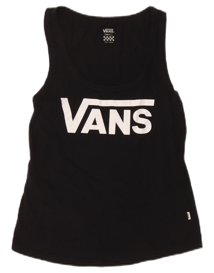 Top cu vestă grafică pentru femei Vans UK 10 Small Black