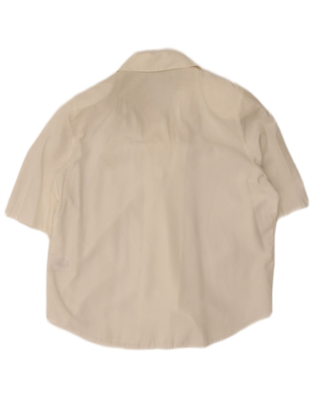 Bluză cămașă obișnuită cu mânecă scurtă pentru femei Classics UK 12 Medium White