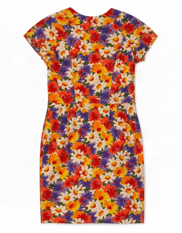Rochie teacă cu mâneci scurte pentru femei Bagarry IT 44 Medium Multicolor Floral