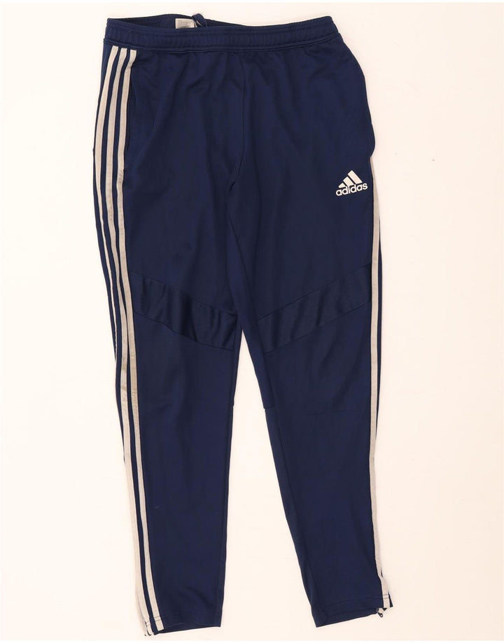 Pantaloni de trening Adidas pentru bărbați, mari, albastru, poliester