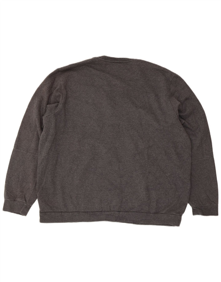 Pulover pentru bărbați Adidas Regular Fit, 2XL, bumbac gri