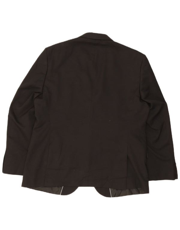 Jachetă pentru bărbați Marks & Spencer cu 2 nasturi, UK 46 XL, poliester negru