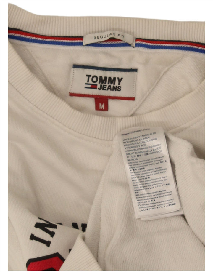 Hanorac pentru bărbați Tommy Hilfiger, cu formă regulată, din bumbac alb mediu