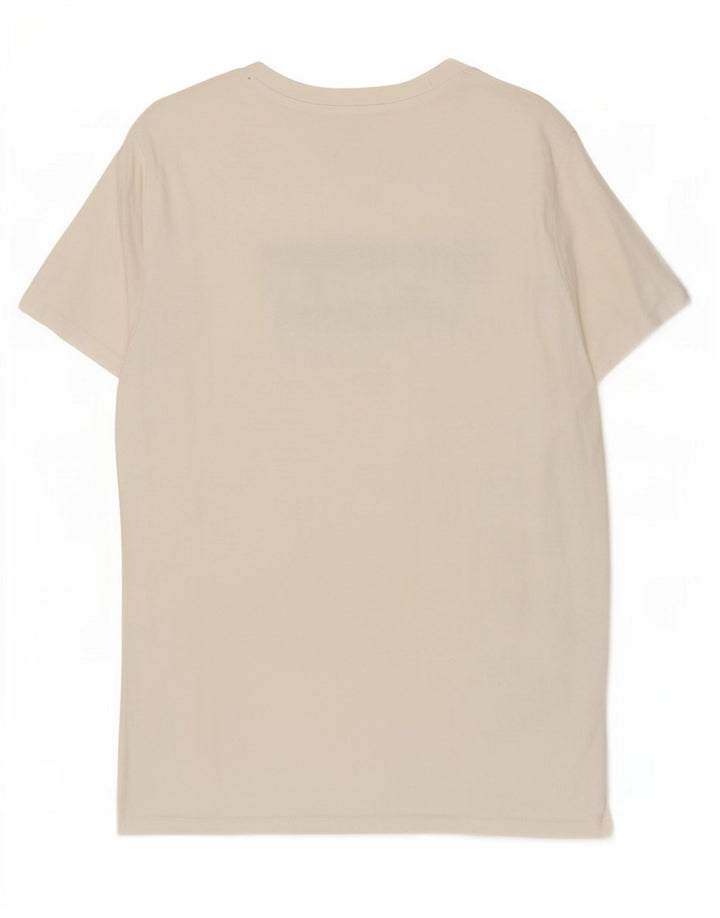 Tricou grafic Levi's pentru bărbați Top mare din bumbac alb