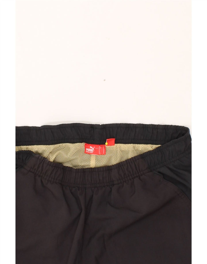 PUMA Mens Graphic Bermuda Sport Shorts Small Black Polyester Vintage Puma and Second-Hand Puma from Messina Hembry 