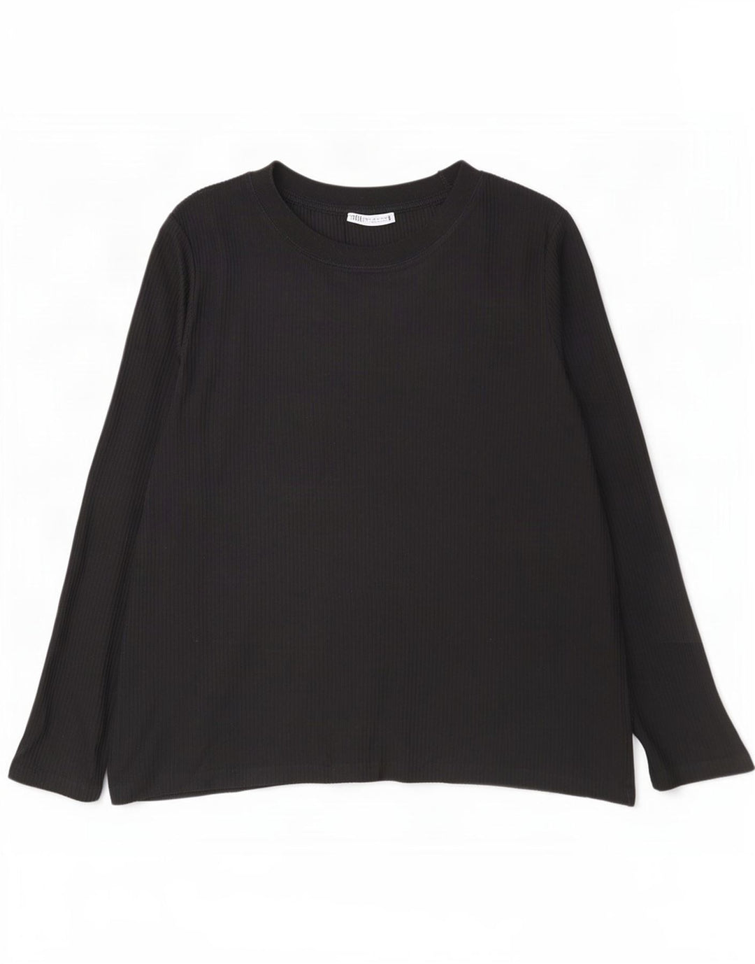 Top pentru bărbați Zara cu mânecă lungă XL negru