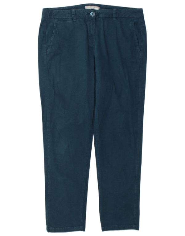 Pantaloni chino drepti pentru femei Marks & Spencer UK 12 Medium L34 L28 Verde