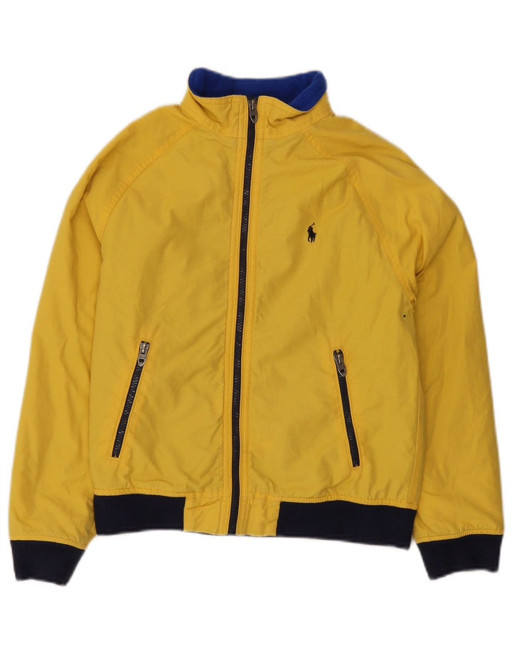 Jachetă bomber Polo Ralph Lauren pentru băieți 10-11 ani, galben mediu, color block