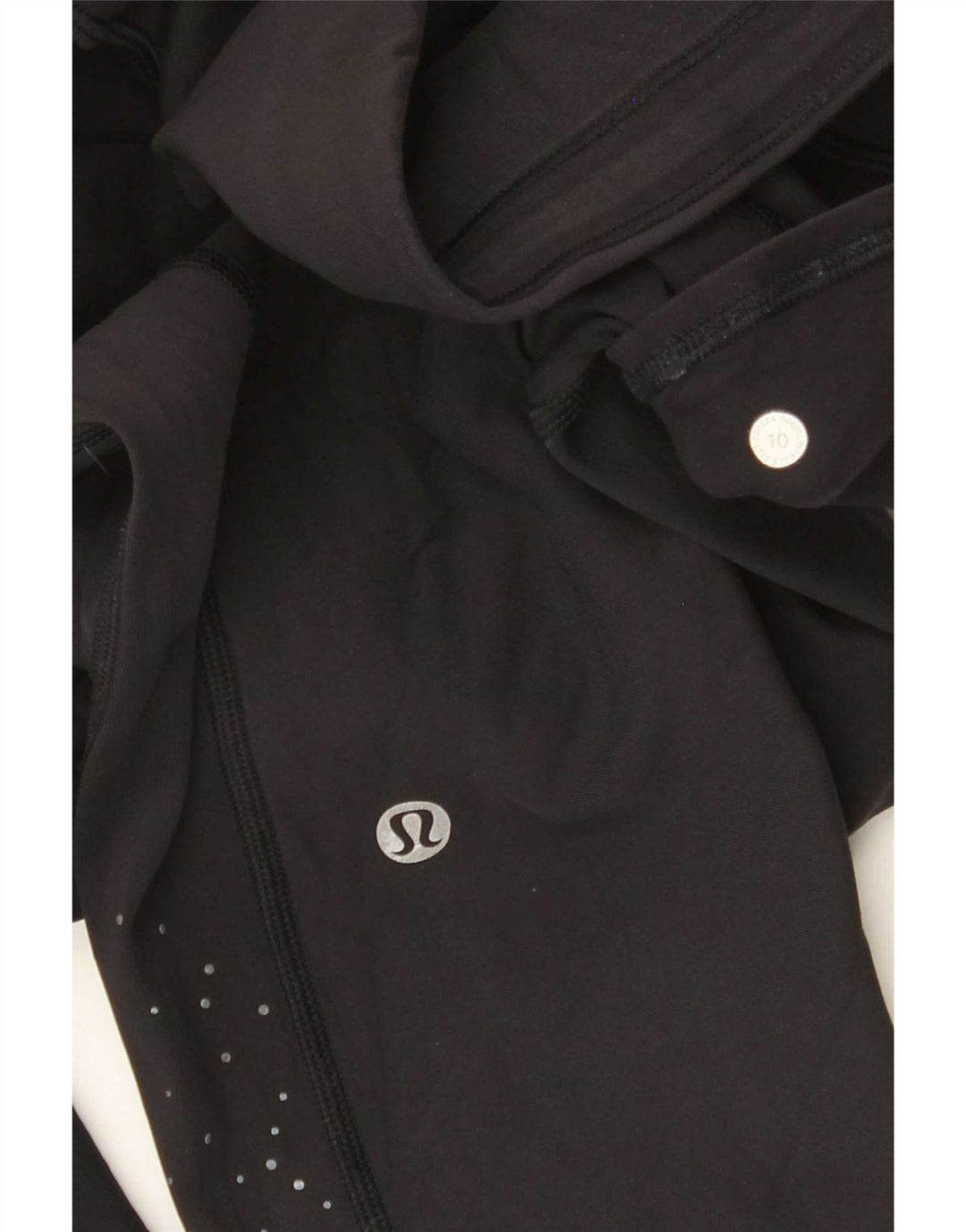 Leggings Crop Lululemon pentru femei US 10 Large Black Spotted