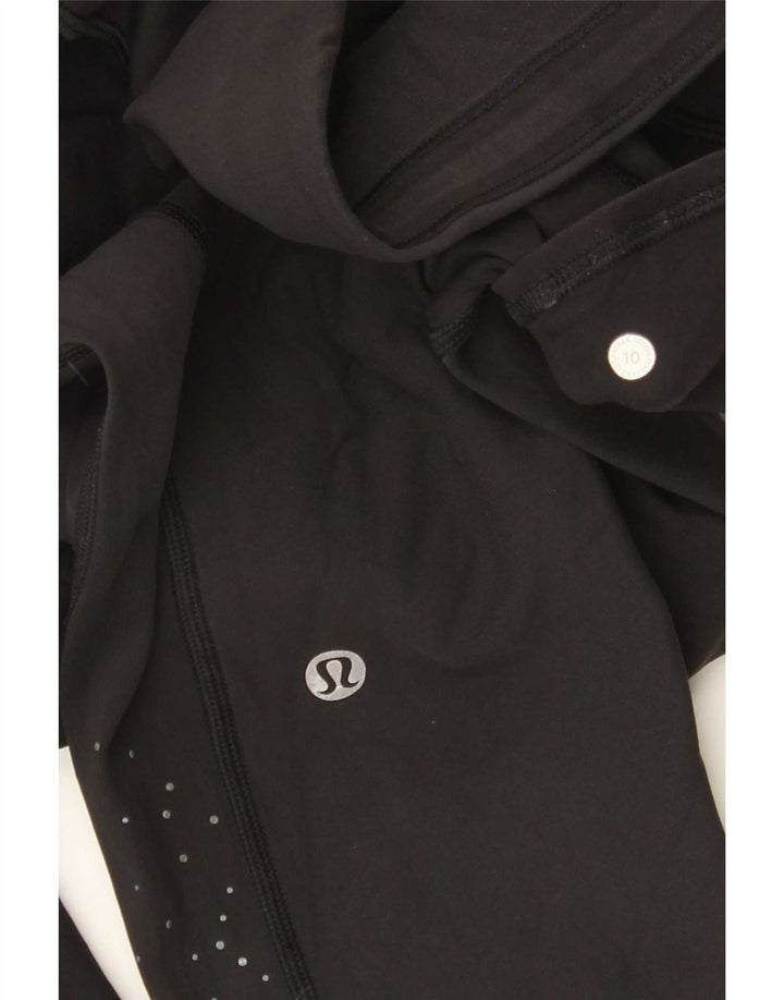 Leggings Crop Lululemon pentru femei US 10 Large Black Spotted