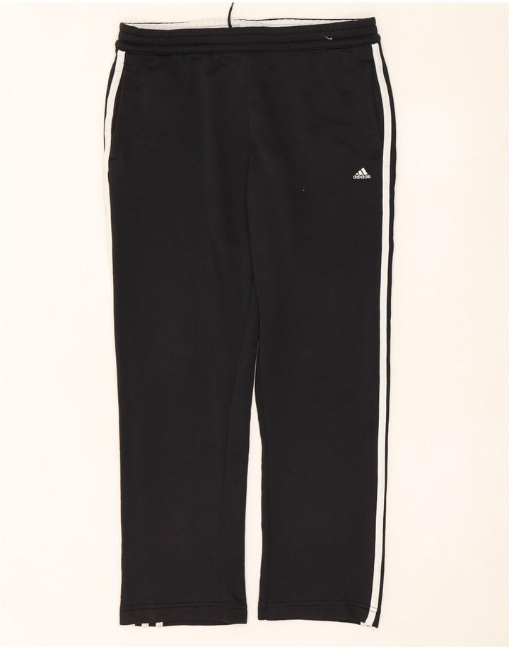 Pantaloni de trening Adidas Climalite pentru femei UK 14 Poliester mediu negru