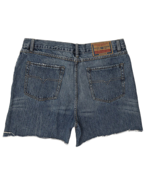 Pantaloni scurți din denim învechit pentru bărbați Diesel W38 XL Bumbac albastru